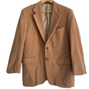 Camel Hair and Wool Men’s Blazer Size 40R